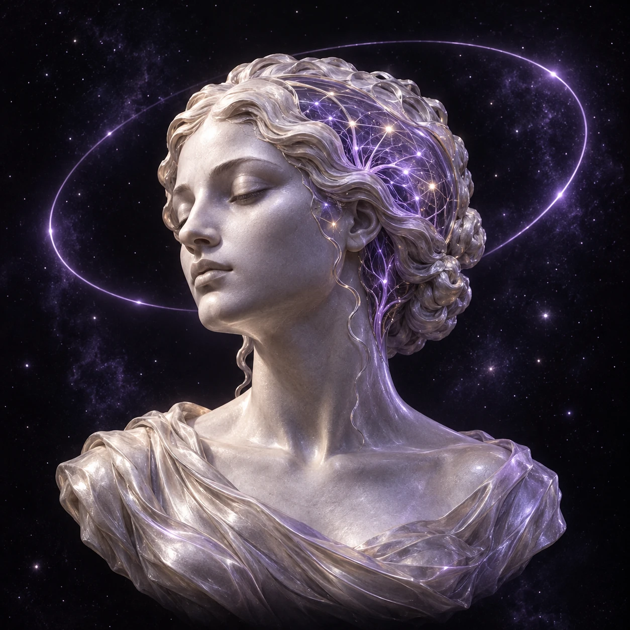 The silver AI philosopher, representing thoughtful personal agents
